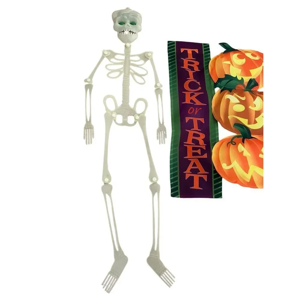 Lot Of 3 Hanging Home Decor Halloween Decorations Goth Gothic Punk